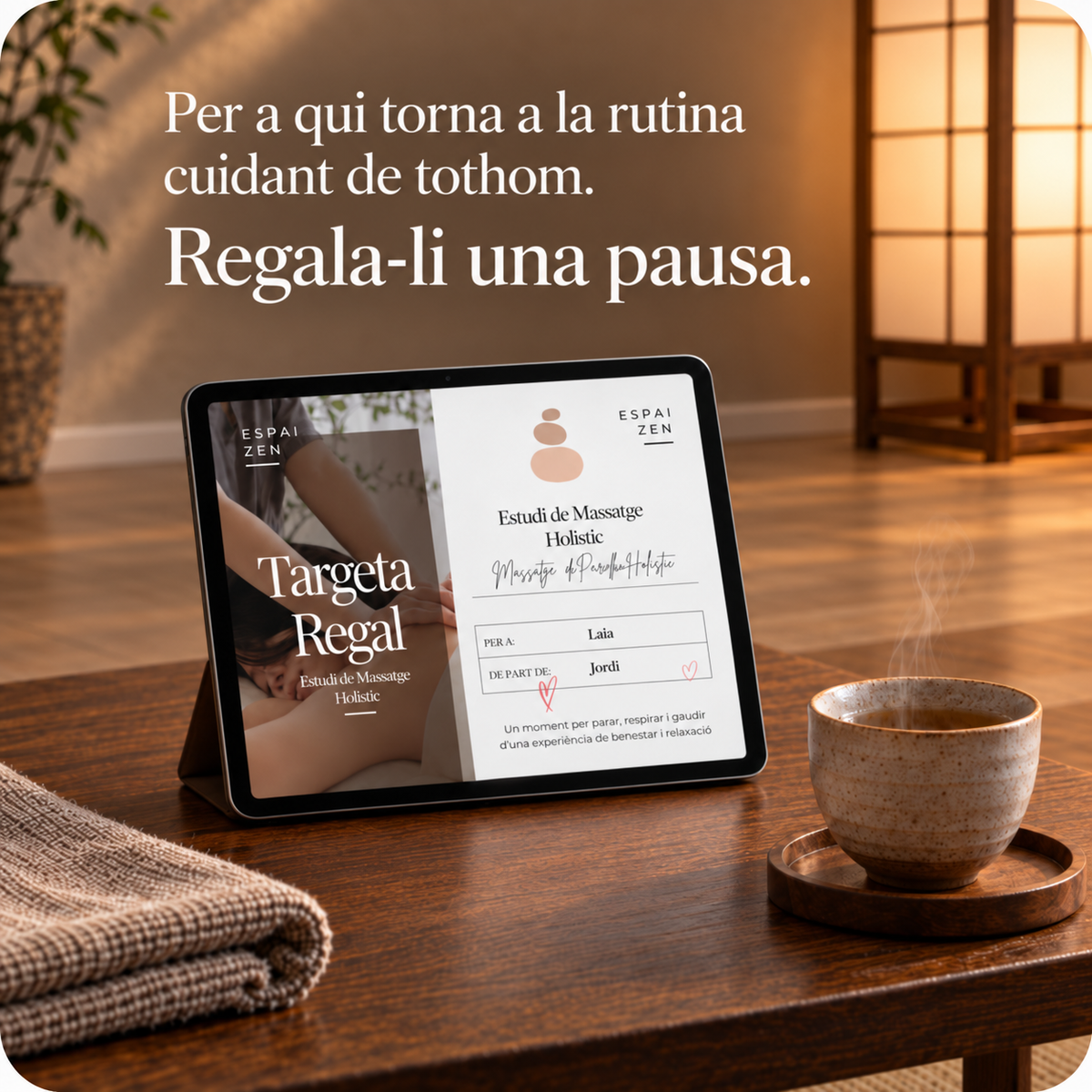 Tarjeta Regalo · Ritual Holístico Zen